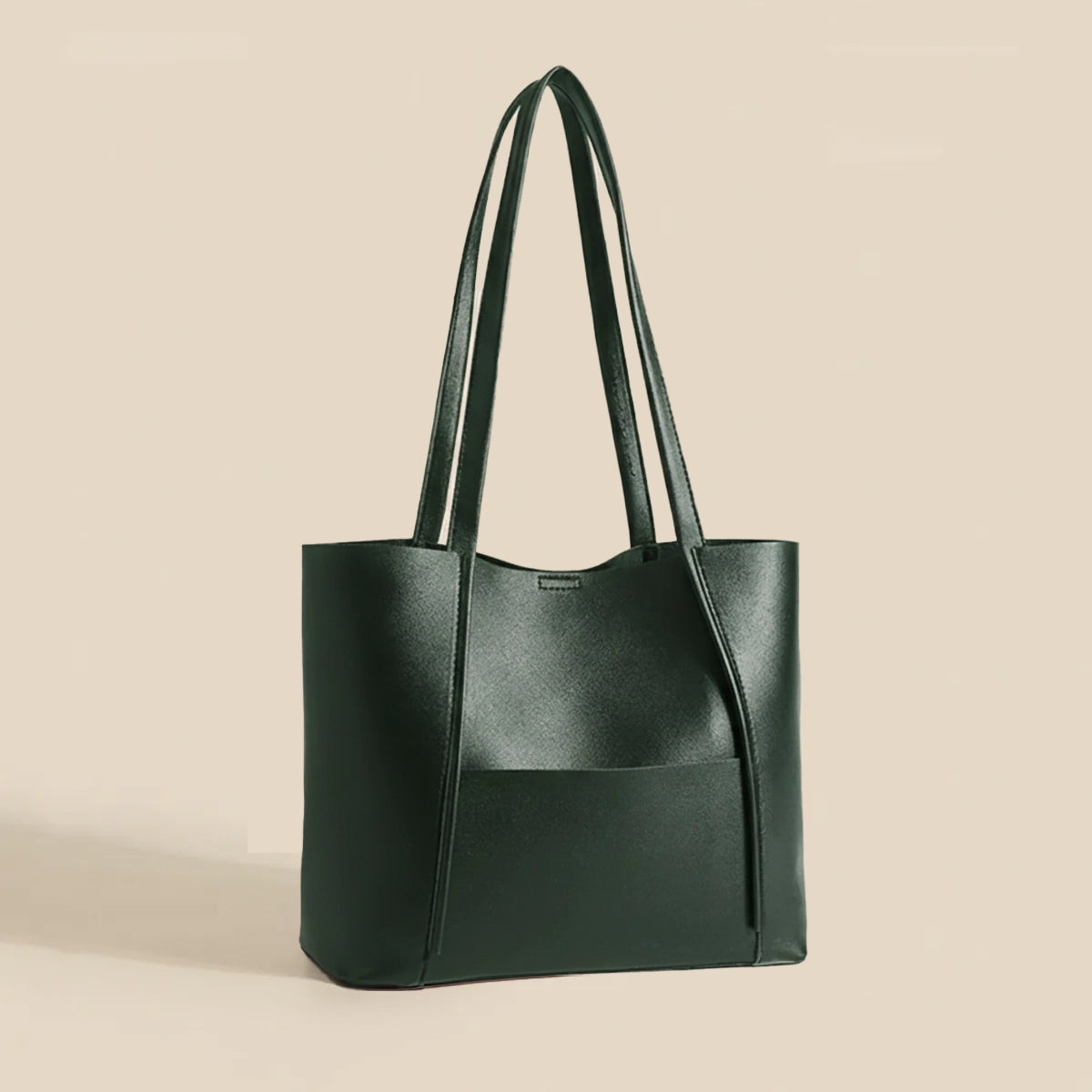Women's Leather Tote Bag - Sleek Design & Spacious