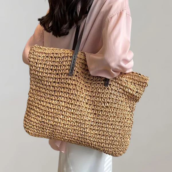 Women's Oversized Shoulder Tote Bag - Spacious Boho Style