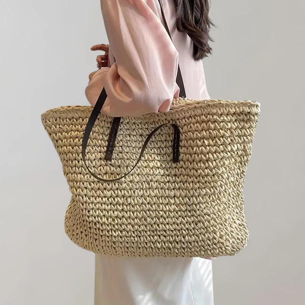 Women's Oversized Shoulder Tote Bag - Spacious Boho Style